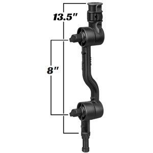 Ram Mount Adjustable Adapt-A-Post 13.5" Extension Arm