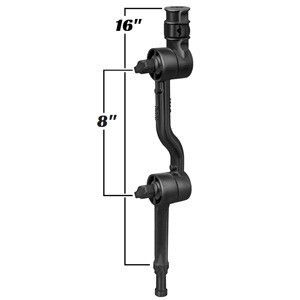 Ram Mount Adjustable Adapt-A-Post 16" Extension Arm