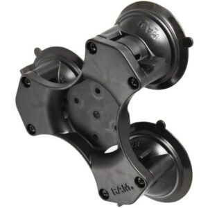 Ram Mount Triple Suction Cup Base W/Amps Hole Pattern W/O Ball