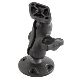 Ram Mount Ram High-Strength Composite Drill-Down Mount W/Diamond Plate