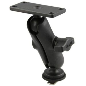 Ram Mount Ram 1" Ball Mount With Track Ball Base & 1.5" X 3" Plate For The Humminbird Helix 5 Only