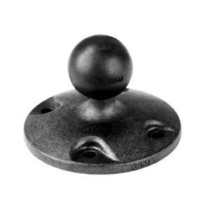 Ram Mount 2.5" Composite Round Base W/1" Ball