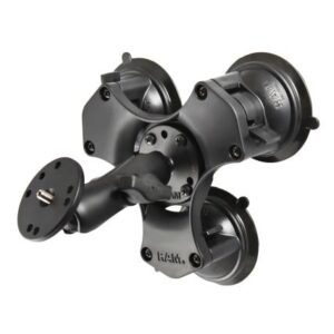 Ram Mount Twist-Lock Triple Suction Mount W/1/4"-20 Stud