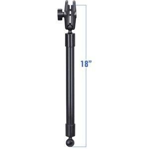 Ram Mount 18" Long Extension Pole W/2 1" Ball Ends & Double Socket Arm