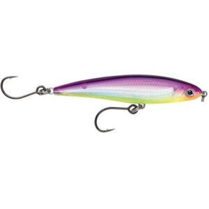 Rapala X-Rap Twitchin&Rsquo; Minnow 4" Purple Chartreuse
