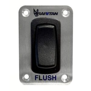 Raritan Momentary Flush Switch W/Stainless Steel Faceplate
