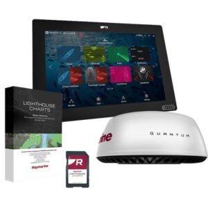 Raymarine Axiom+ 12 Rv Chartplotter/Fishfinder W/Raymarine Quantum Q24c Radar Bundle