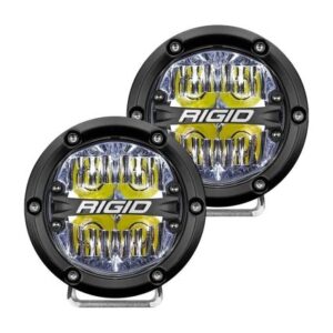 Rigid Industries 360-Series 4" Led Off-Road Fog Light Drive Beam W/White Backlight - Black Housing