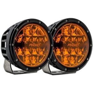 Rigid Industries 360 Series 6" Spot W/Amber Pro Lens - Pair