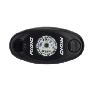 Rigid Industries A-Series Black High Power Led Light Single - Natural White