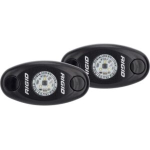 Rigid Industries A-Series Low Power Black Housing/White Light - Pair