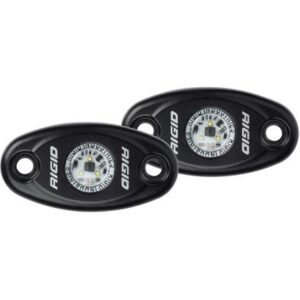 Rigid Industries A-Series Black High Power Led Light - Pair - Blue