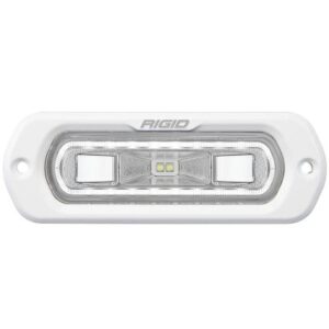 Rigid Industries Sr-L Series Marine Spreader Light - White Flush Mount - White Light W/White Halo