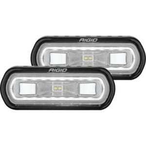 Rigid Industries Sr-L Series Surface Mount Spreader Light - Black Housing - White Halo