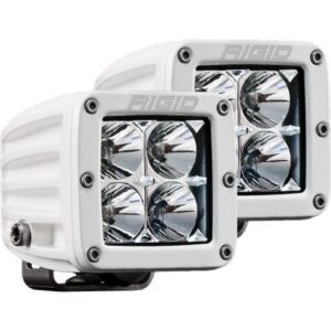 Rigid Industries D-Series Pro Hybrid-Flood Led - Pair - White