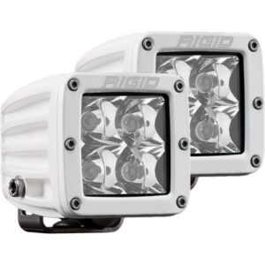 Rigid Industries D-Series Pro Hybrid-Spot Led - Pair - White