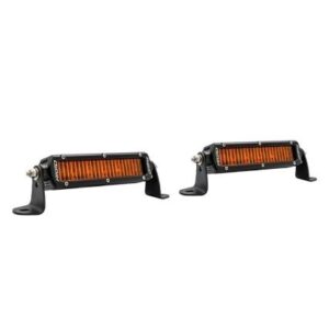 Rigid Industries Sr Series Sae 6" W/Amber Pro Lens - Pair