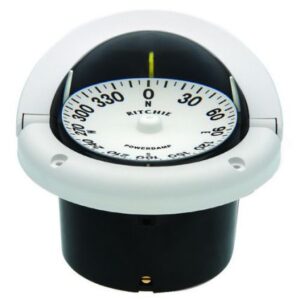 Ritchie Hf-742w Helmsman Compass - Flush Mount - White