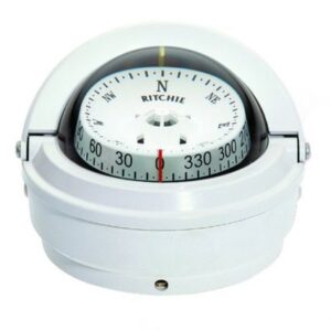 Ritchie S-87w Voyager Compass - Surface Mount - White