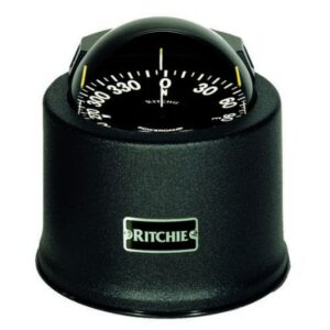 Ritchie Sp-5-B Globemaster Compass - Pedestal Mount - Black - 5 Degree Card 12v
