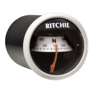 Ritchie X-23ww Ritchiesport Compass - Dash Mount - White/Black