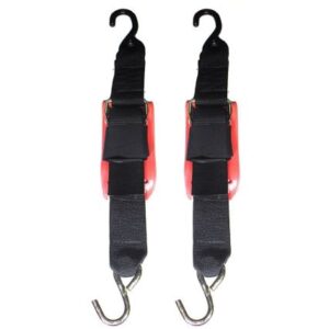 Rod Saver Quick Release Trailer Tie-Down W/Vinyl Pad - 2" X 4' - Pair