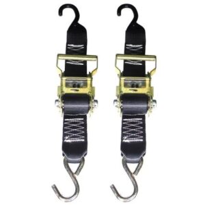 Rod Saver Heavy-Duty Ratchet Trailer Tie-Down - 2" X 3' - Pair