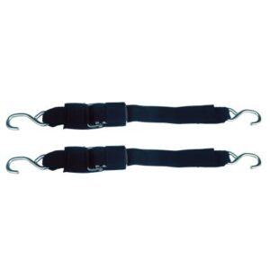 Rod Saver Stainless Steel Quick Release Transom Tie-Down - 2" X 3' - Pair