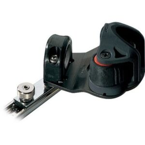 Ronstan Series 19 C-Track Slide - W/Swiveling Dead Eye - Cam Cleat - Spring-Loaded Track Stop