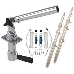 Rupp Revolution Top Gun Package W/15' Telescoping Poles & Complete Single Line Rigging Kit W/Klickers Release Clips