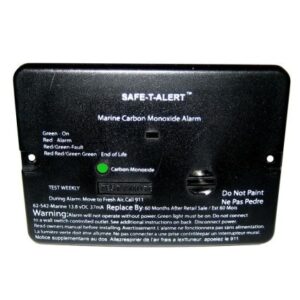 Safe-T-Alert 62 Series Carbon Monoxide Alarm - 12v - 62-542-Marine - Flush Mount - Black