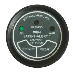 Safe-T-Alert Gas Vapor Alarm Ul 2" Instrument Case - Black