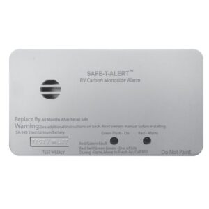 Safe-T-Alert Sa-340 White Rv Battery Powered Co2 Detector - Rectangle