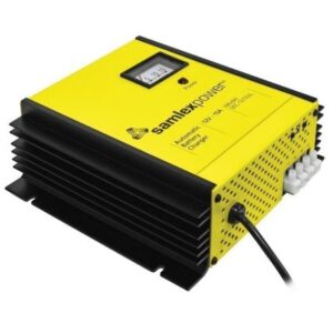 Samlex 15a Battery Charger - 12v - 3-Bank - 3-Stage W/Dip Switch & Lugs
