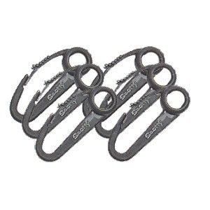 Scotty Nylon Snap Hook Black 6-Pack