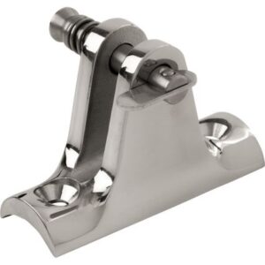 Sea-Dog Stainless Steel 90 Degree Concave Base Deck Hinge - Removable Pin