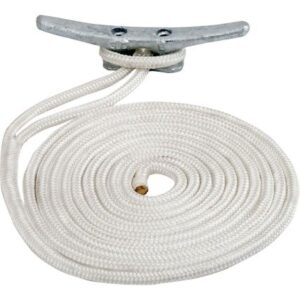 Sea-Dog Double Braided Nylon Dock Line - 3/8" X 20' - White