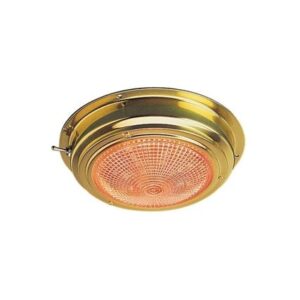 Sea-Dog Brass Led Day/Night Dome Light - 5" Lens