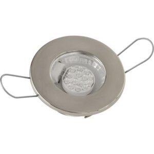 Sea-Dog Led Overhead Light - Brushed Finish - 60 Lumens - Clear Lens - Stamped 304 Stainless Steel