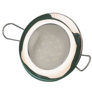 Sea-Dog Led Overhead Light 2-7/16" - Brushed Finish - 60 Lumens - Frosted Lens - Stamped 304 Stainless Steel