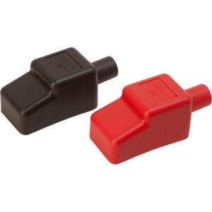 Sea-Dog Battery Terminal Covers - Red/Black -"