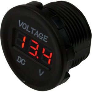 Sea-Dog Round Voltage Meter - 6v-30v