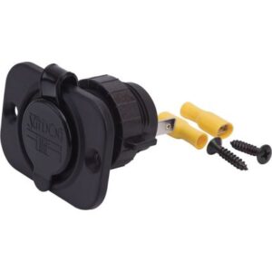 Sea-Dog Round Power Socket - 12v