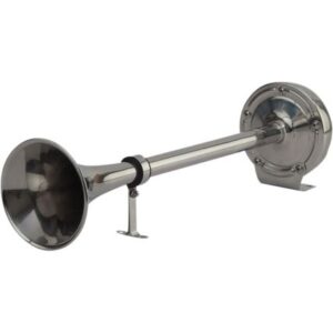 Sea-Dog Maxblast Stainless Steel Trumpet 12v Horn - Single