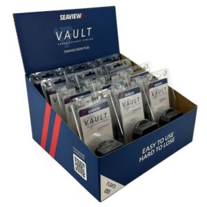 Seaview Pop Display Box W/12-Pack Vault Drain Plugs (Sv101v)