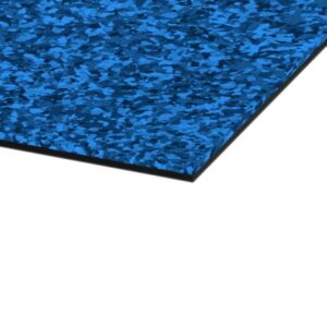 Seadek 40" X 80" 6mm Two Color Full Sheet - Brushed Texture - Aqua Camo/Black (1016mm X 2032mm X 6mm)