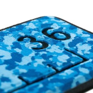 Seadek 36&Rdquo; Routed Ruler - 6mm - Brushed Texture - Aqua Camo/Black