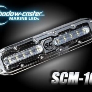 Shadow-Caster Scm-10 Led Underwater Light W/20' Cable - 316 Ss Housing - Cool Red