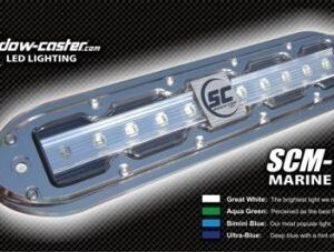 Shadow-Caster Scm-10 Led Underwater Light W/20' Cable - 316 Ss Housing - Great White