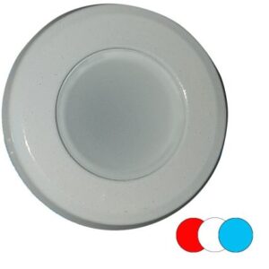 Shadow-Caster 3-Color Blue/Red/White Dimmable White Powder Coat Down Light